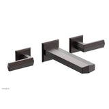 Phylrich - Wall Tub Set Diama, Lever Handle - Weathered Copper