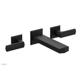 Phylrich - Wall Tub Set Diama, Lever Handle - Matte Black