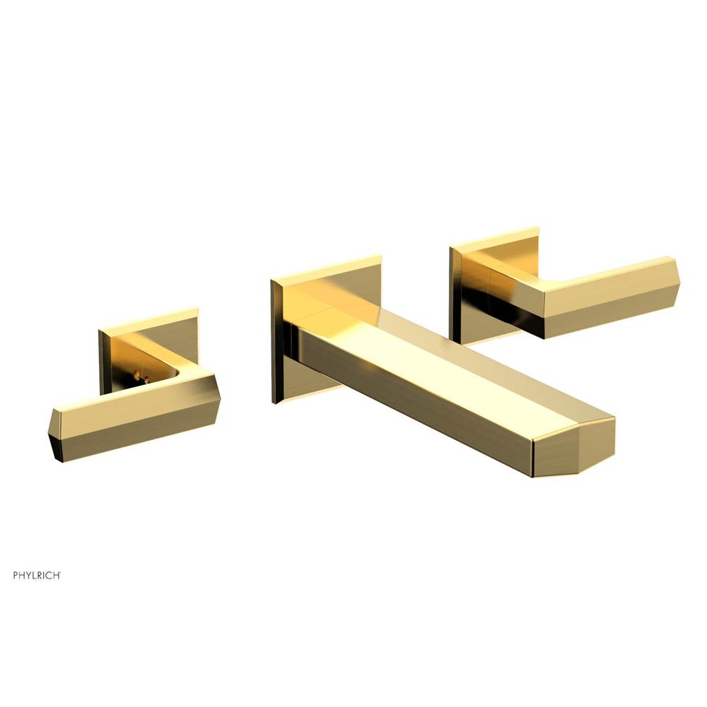 Phylrich - Wall Tub Set Diama, Lever Handle - Satin Gold