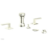 Phylrich - Four Hole Bidet Set Diama, Lever Handle - Burnished Nickel
