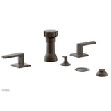 Phylrich - Four Hole Bidet Set Diama, Lever Handle - Oil Rubbed Bronze