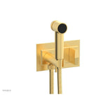 Phylrich - Wall Mounted Bidet Set Diama, Blade Handle - Burnished Gold