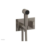 Phylrich - Wall Mounted Bidet Set Diama, Blade Handle - Pewter