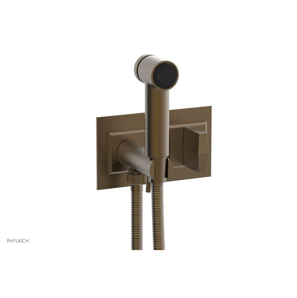 Phylrich - DIAMA Wall Mounted Bidet, Blade Handle 184-64 - Old English Brass