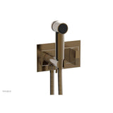 Phylrich - Wall Mounted Bidet Set Diama, Blade Handle - Antique Brass