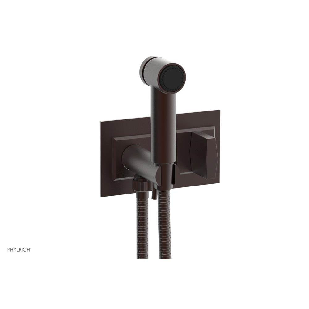 Phylrich - Wall Mounted Bidet Set Diama, Blade Handle - Weathered Copper