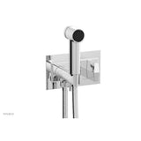 Phylrich - Wall Mounted Bidet Set Diama, Blade Handle - Satin Brass