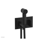 Phylrich - Wall Mounted Bidet Set Diama, Blade Handle - Matte Black