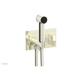Phylrich - Wall Mounted Bidet Set Diama, Blade Handle - Satin Nickel