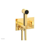 Phylrich - Wall Mounted Bidet Set Diama, Blade Handle - Polished Gold