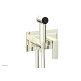 Phylrich - Wall Mounted Bidet Set Diama, Lever Handle - Polished Brass Uncoated