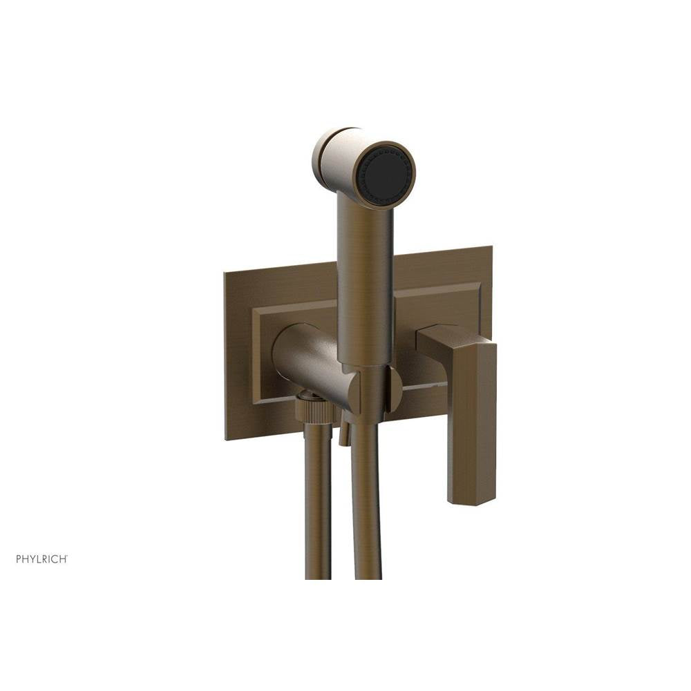 Phylrich - Wall Mounted Bidet Set Diama, Lever Handle - Antique Brass