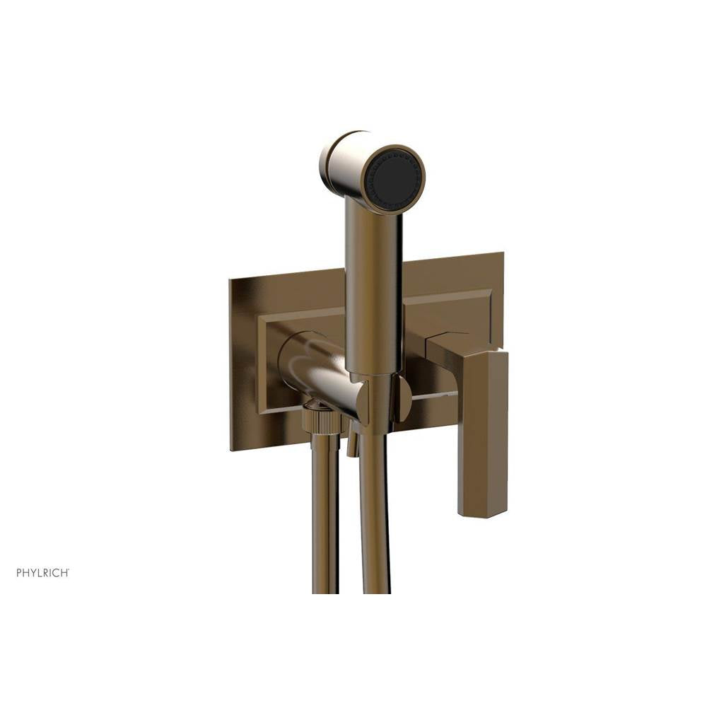 Phylrich - Wall Mounted Bidet Set Diama, Lever Handle - Antique Bronze