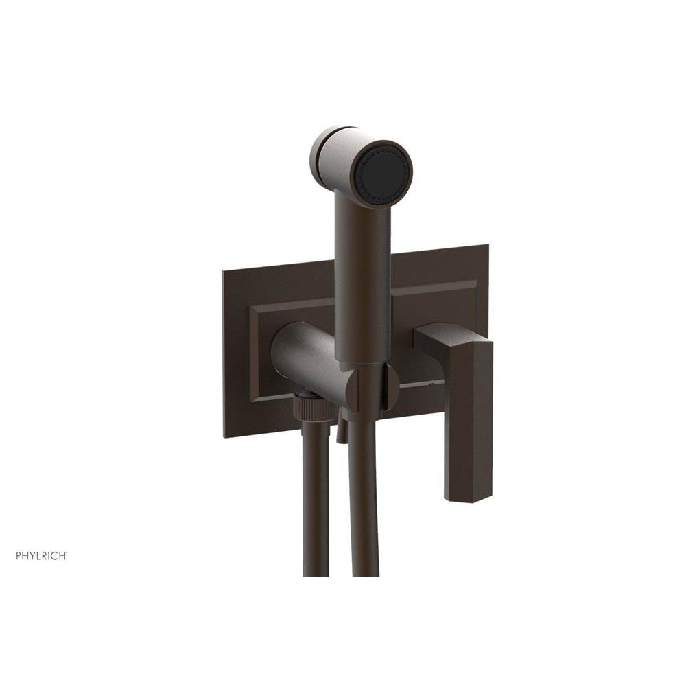 Phylrich - Wall Mounted Bidet Set Diama, Lever Handle - Weathered Copper
