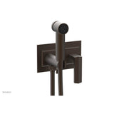Phylrich - Wall Mounted Bidet Set Diama, Lever Handle - Weathered Copper