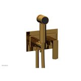 Phylrich - Wall Mounted Bidet Set Diama, Lever Handle - Satin Gold