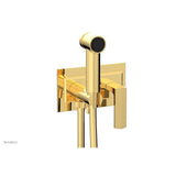 Phylrich - Wall Mounted Bidet Set Diama, Lever Handle - Burnished Gold