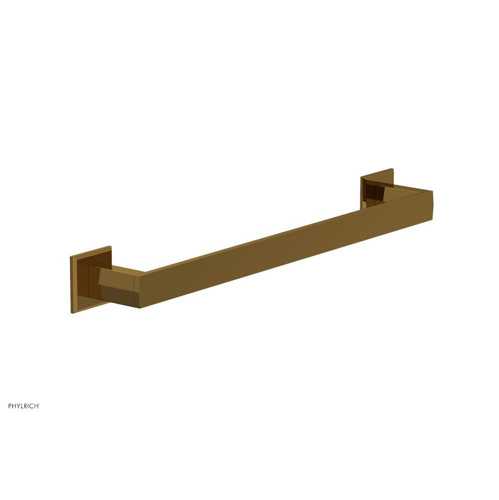 Phylrich - French Brass (Living Finish) Diama 18'' Towel Bar - French Brass