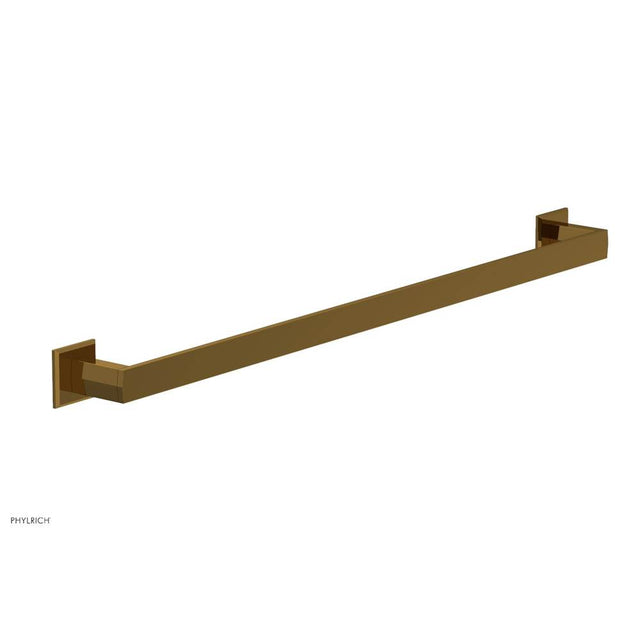 Phylrich - French Brass (Living Finish) Diama 30'' Towel Bar - French Brass