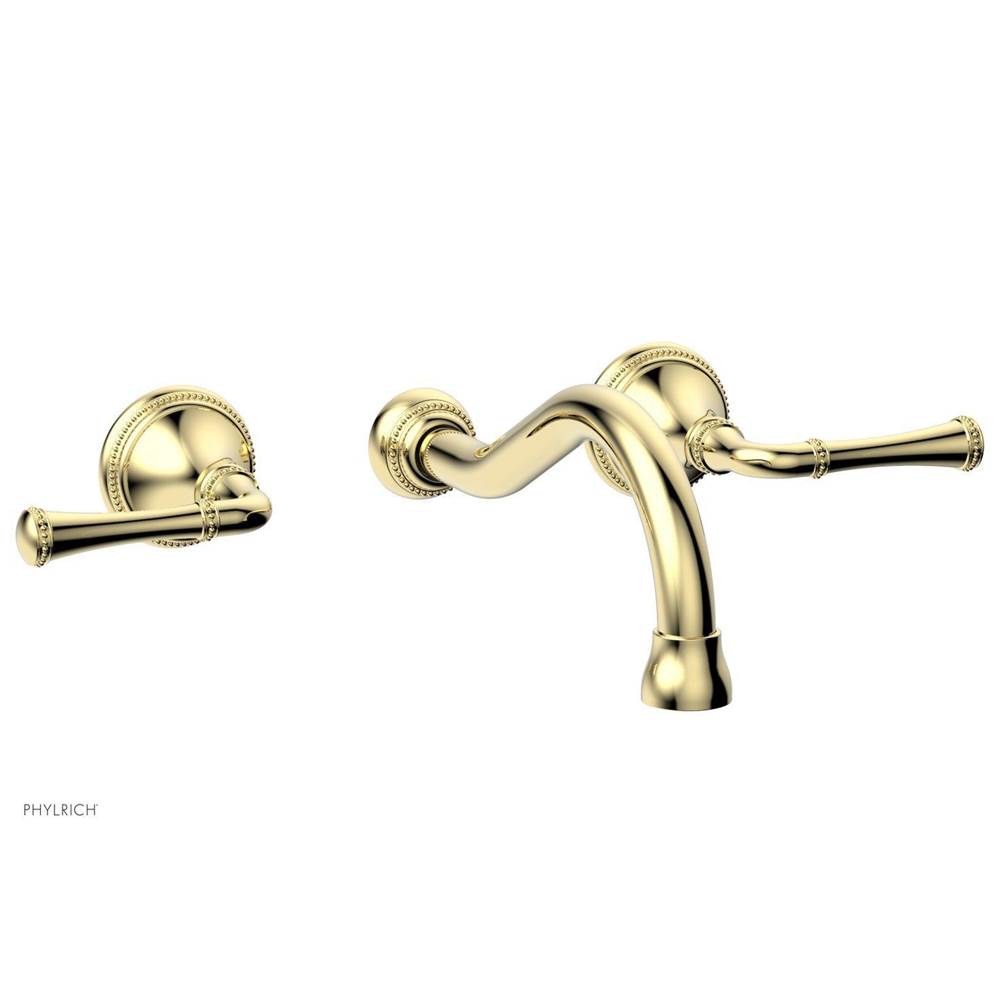 Phylrich - BEADED Widespread Faucet 207-11 - French Brass