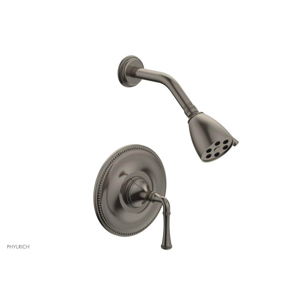Phylrich - BEADED Pressure Balance Shower Set - Lever Handle 207-21 - Pewter
