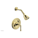 Phylrich - BEADED Pressure Balance Shower Set - Lever Handle 207-21 - Polished Brass