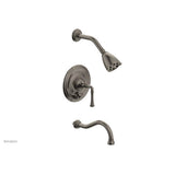 Phylrich - BEADED Pressure Balance Tub and Shower Set - Lever Handle 207-26 - Pewter