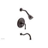 Phylrich - Pb Tub And Shower Set Lvr Hdl - Weathered Copper