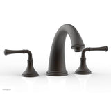 Phylrich - BEADED Deck Tub Set - Lever Handles 207-40 - Oil Rubbed Bronze