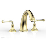 Phylrich - BEADED Deck Tub Set - Lever Handles 207-40 - Polished Brass