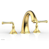 Phylrich - BEADED Deck Tub Set - Lever Handles 207-40 - Satin Gold