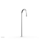 Phylrich - BEADED Floor Mount Spout 207-44 - Satin Brass