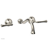 Phylrich - BEADED Wall Tub Set - Lever Handles 207-56 - Polished Nickel