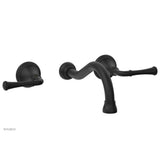 Phylrich - BEADED Wall Tub Set - Lever Handles 207-56 - Matte Black