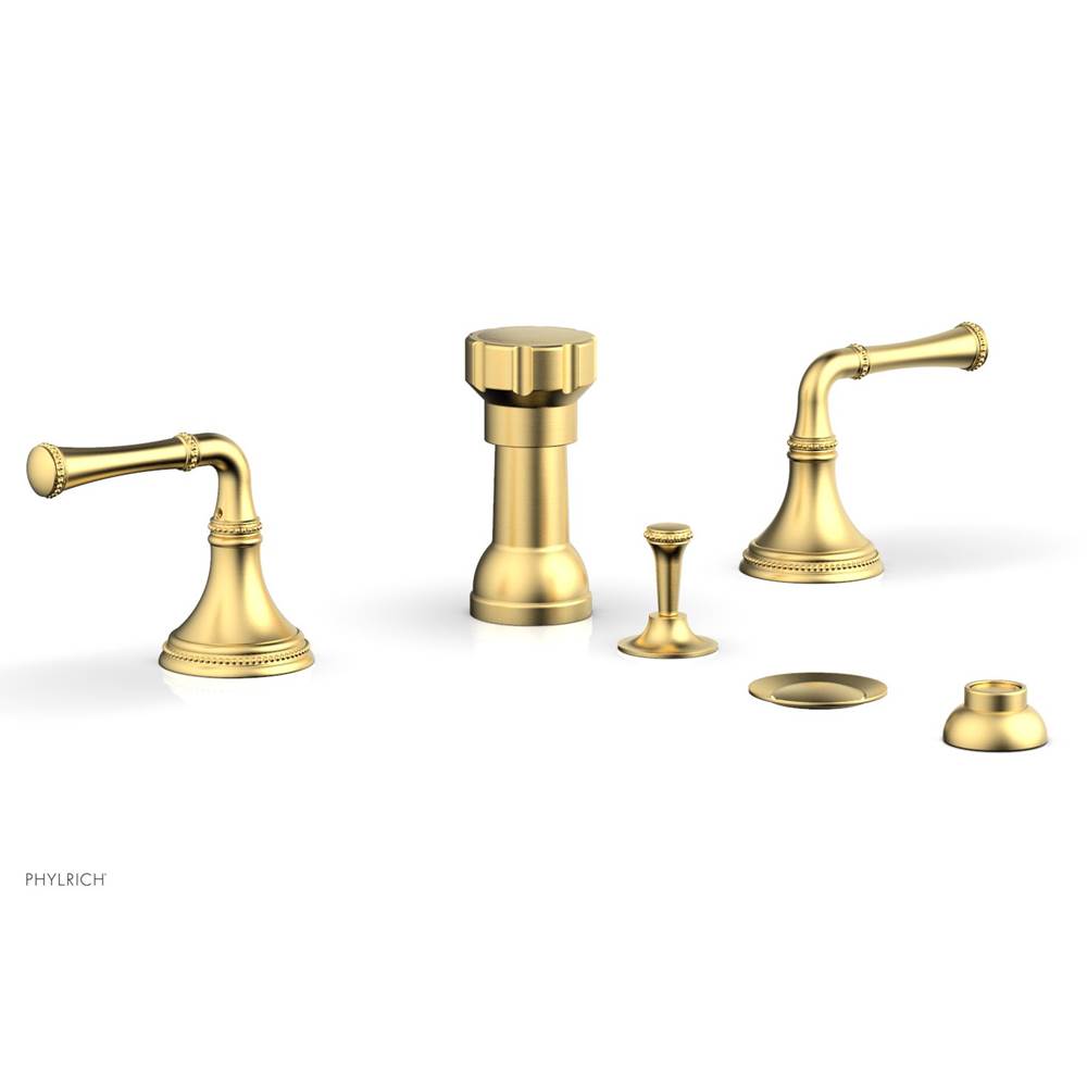 Phylrich - Four Hole Bidet Set - Burnished Gold