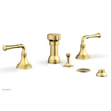 Phylrich - Four Hole Bidet Set - Burnished Gold