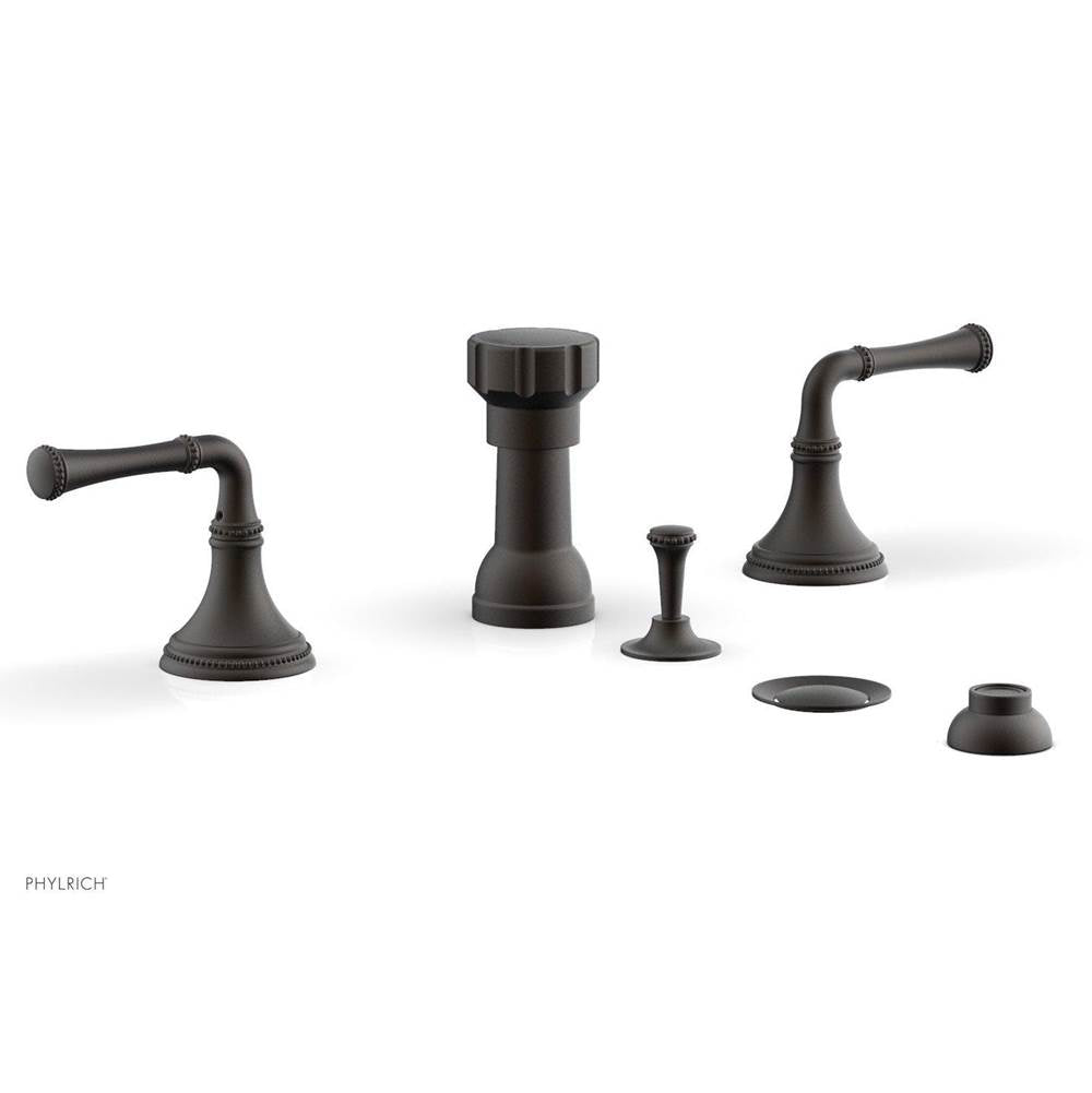 Phylrich - BEADED Four Hole Bidet Set 207-60 - Oil Rubbed Bronze