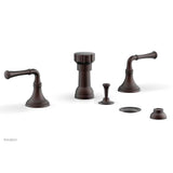 Phylrich - Four Hole Bidet Set - Weathered Copper