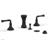 Phylrich - BEADED Four Hole Bidet Set 207-60 - Matte Black