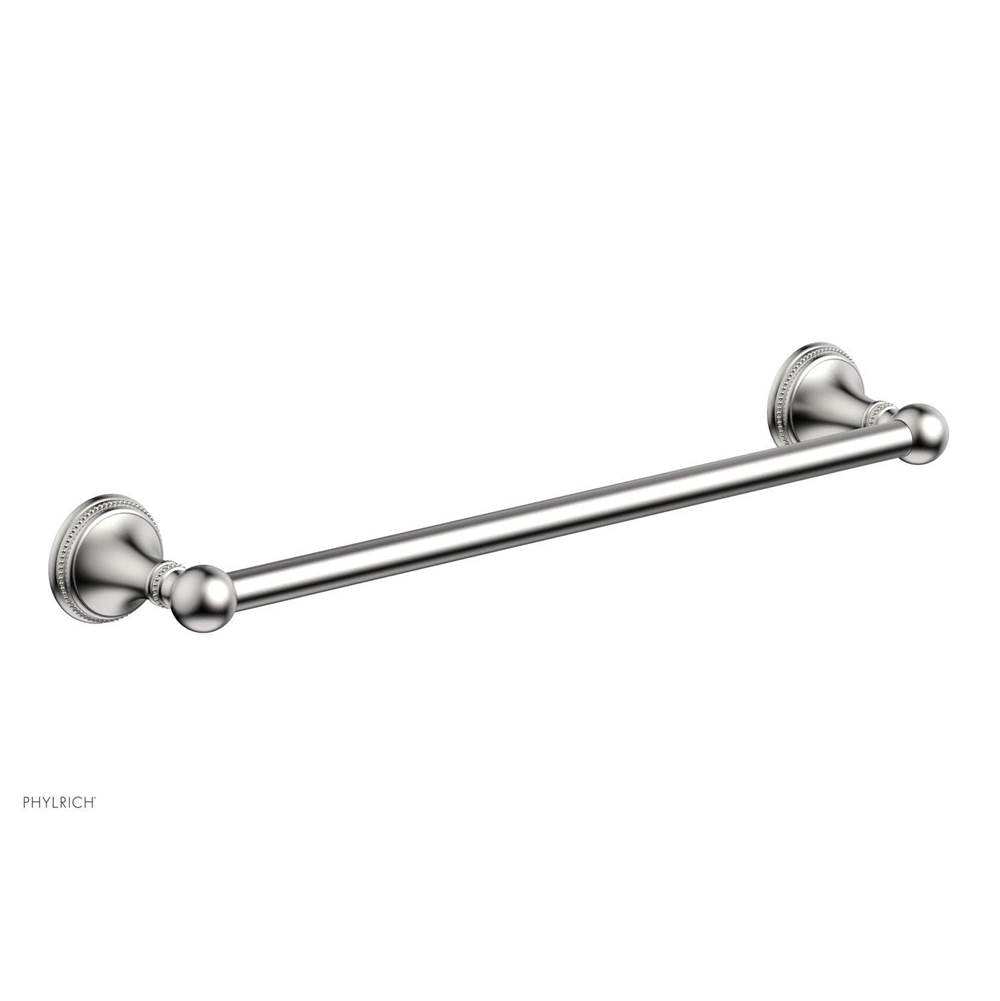 Phylrich - BEADED 18'' Towel Bar 207-70 - Satin chrome