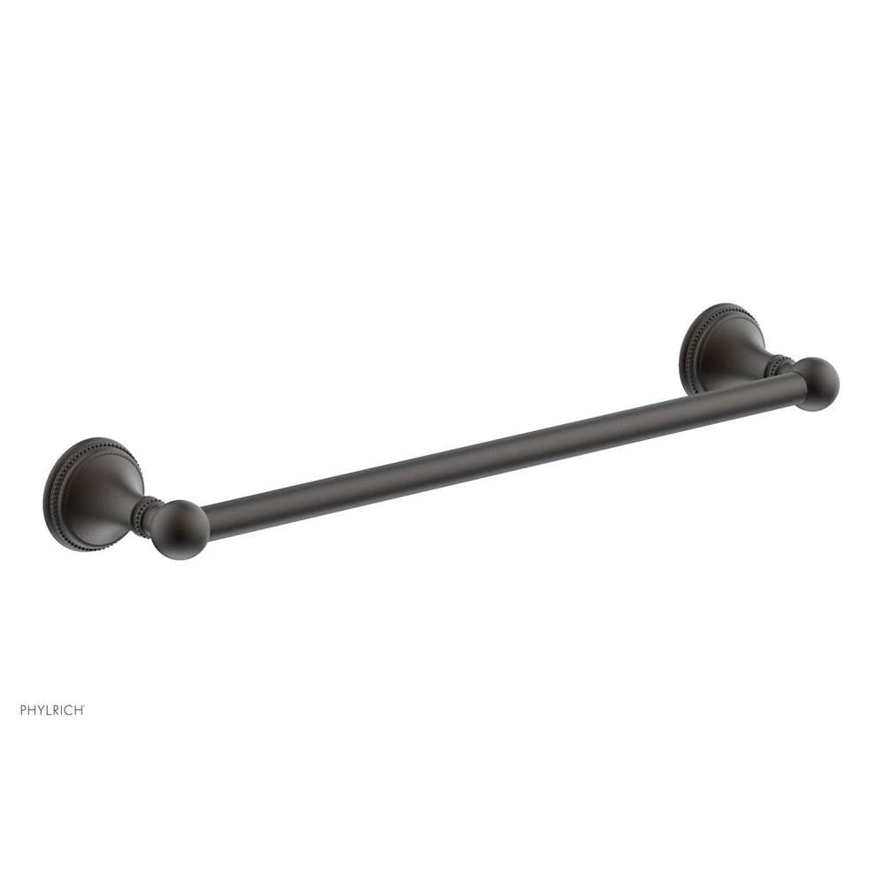 Phylrich - BEADED 18'' Towel Bar 207-70 - Oil Rubbed Bronze