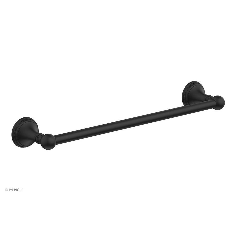 Phylrich - BEADED 18'' Towel Bar 207-70 - Matte Black