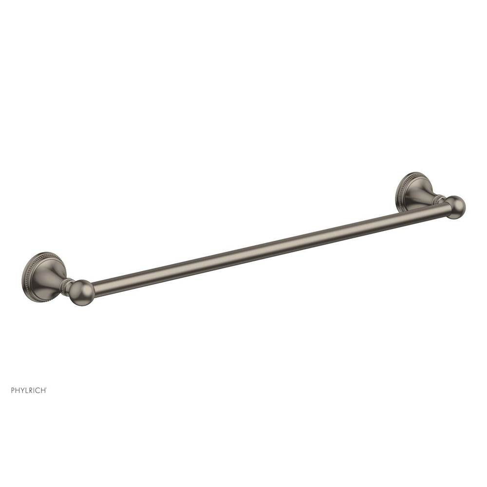 Phylrich - BEADED 24'' Towel Bar 207-71 - Pewter