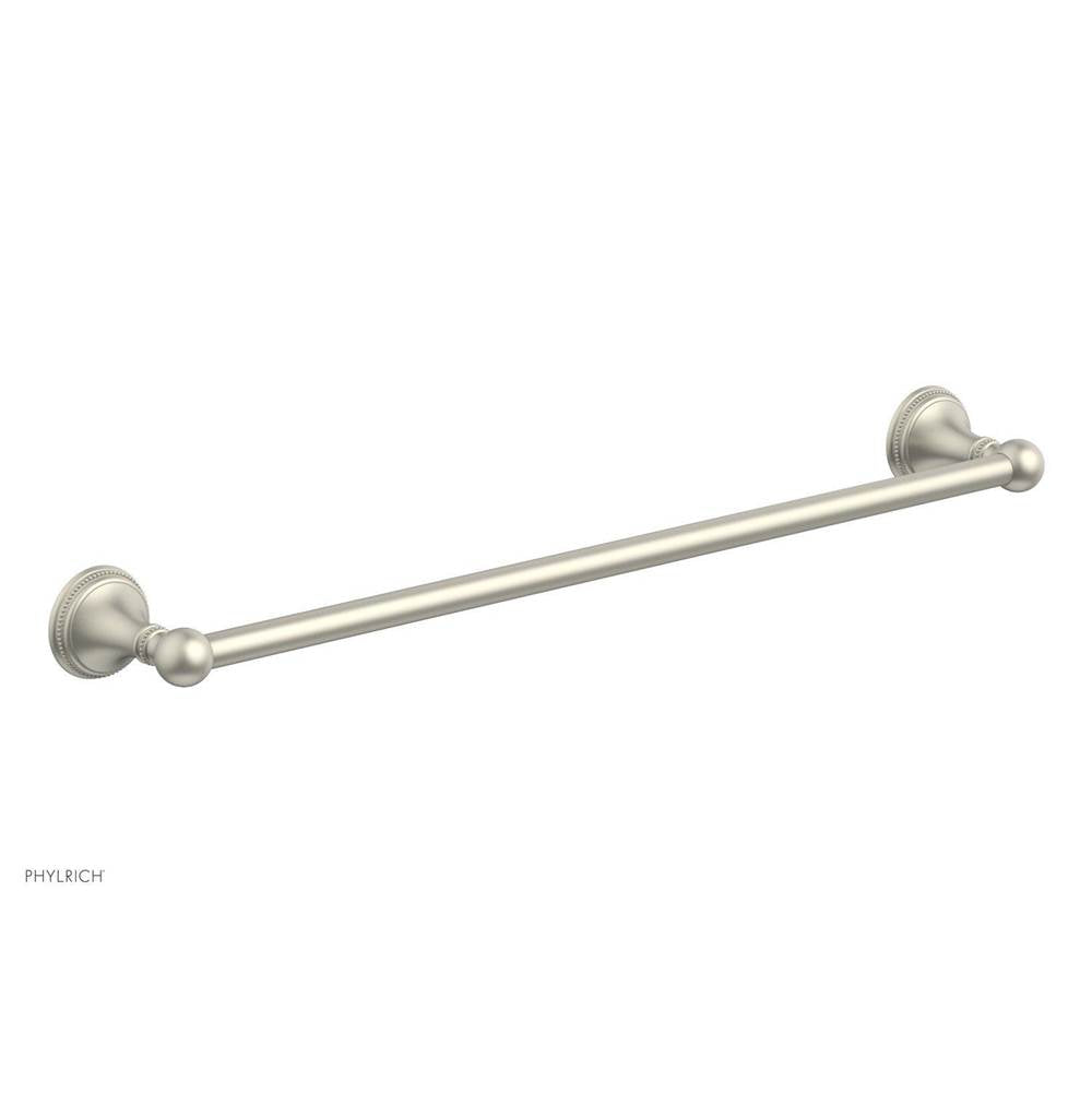 Phylrich - BEADED 24'' Towel Bar 207-71 - Burnished Nickel
