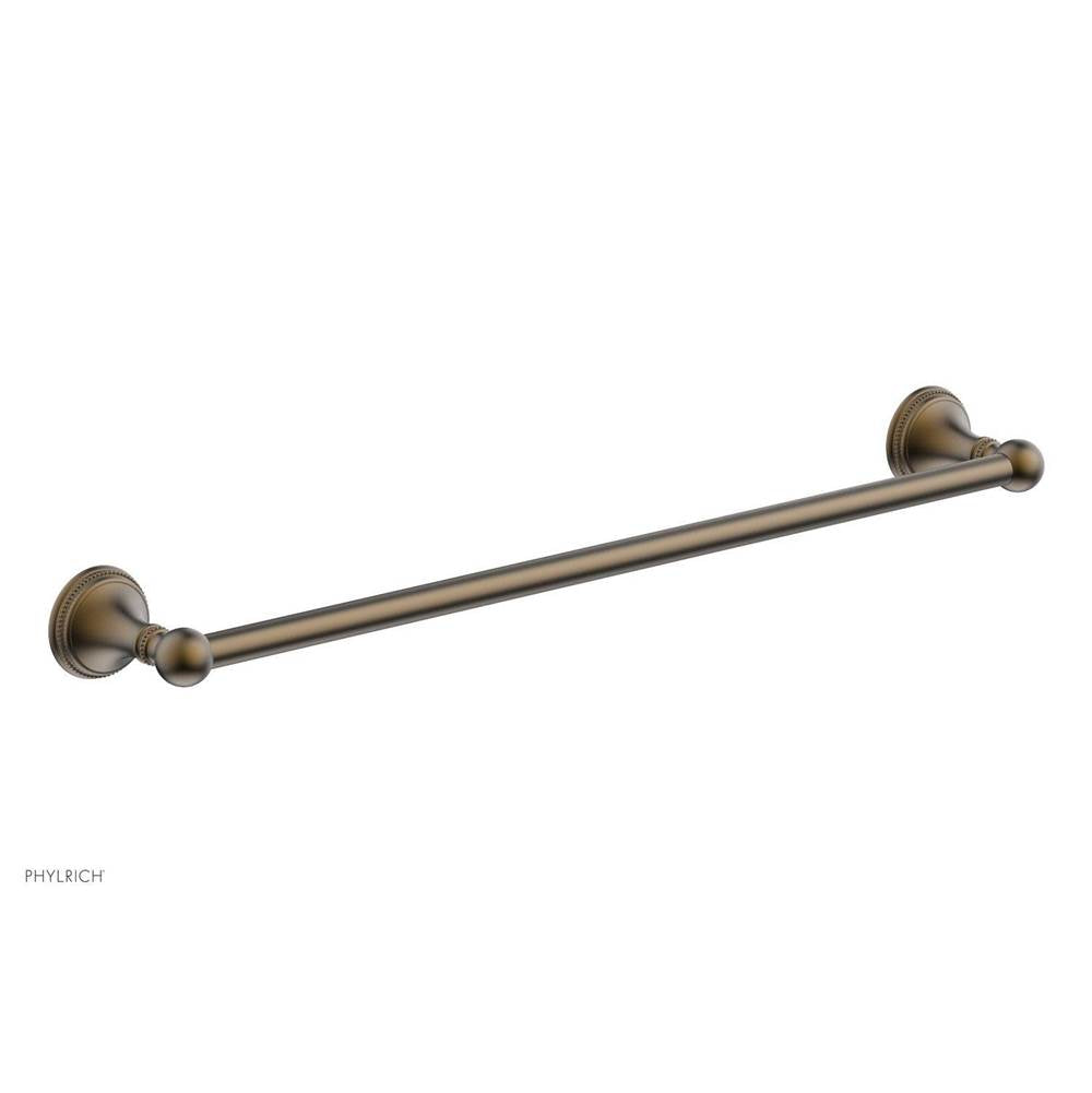 Phylrich - BEADED 24'' Towel Bar 207-71 - Old English Brass