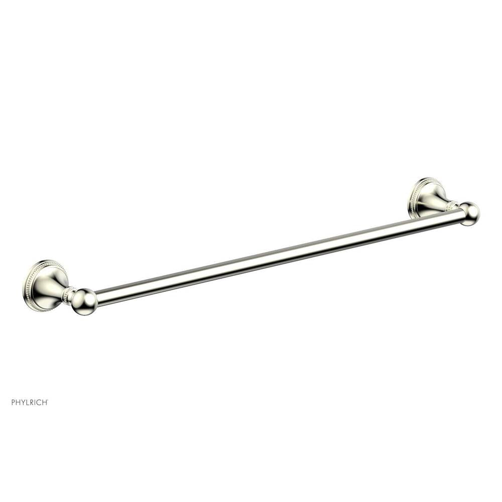Phylrich - BEADED 24'' Towel Bar 207-71 - Polished Brass