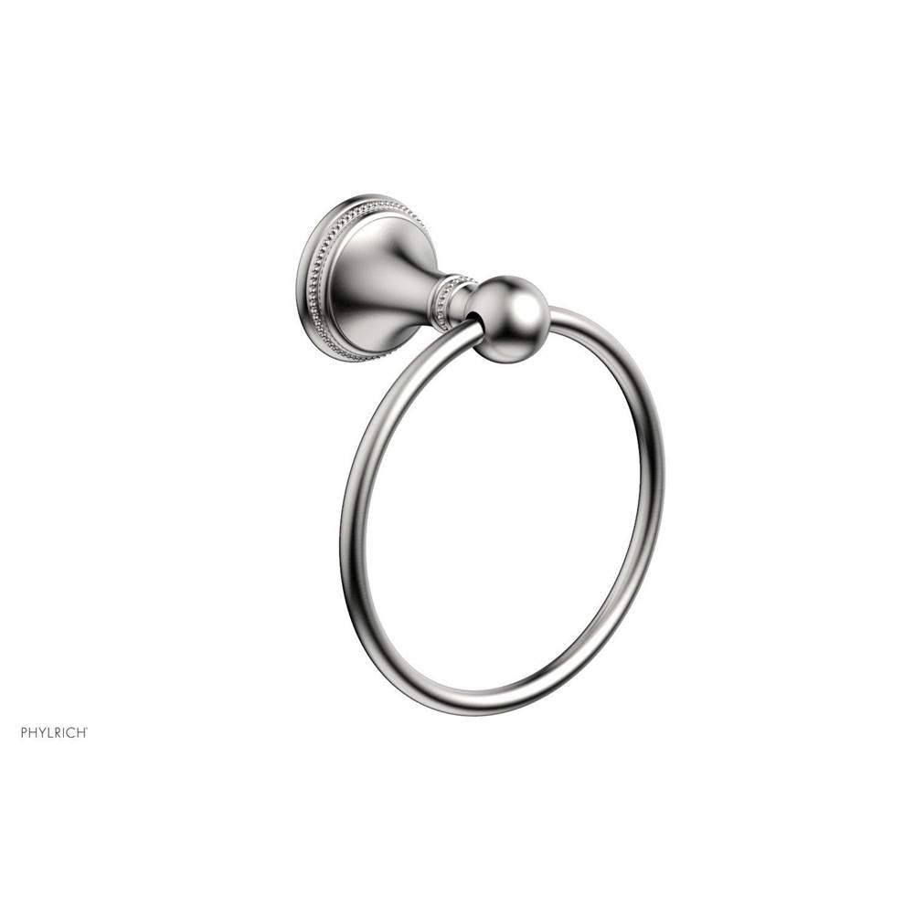Phylrich - BEADED Towel Ring 207-75 - Satin chrome