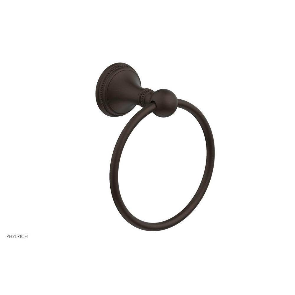 Phylrich - BEADED Towel Ring 207-75 - Antique Bronze