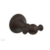 Phylrich - BEADED Double Robe Hook 207-77 - Antique Bronze
