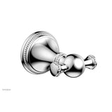 Phylrich - BEADED Double Robe Hook 207-77 - Satin Brass